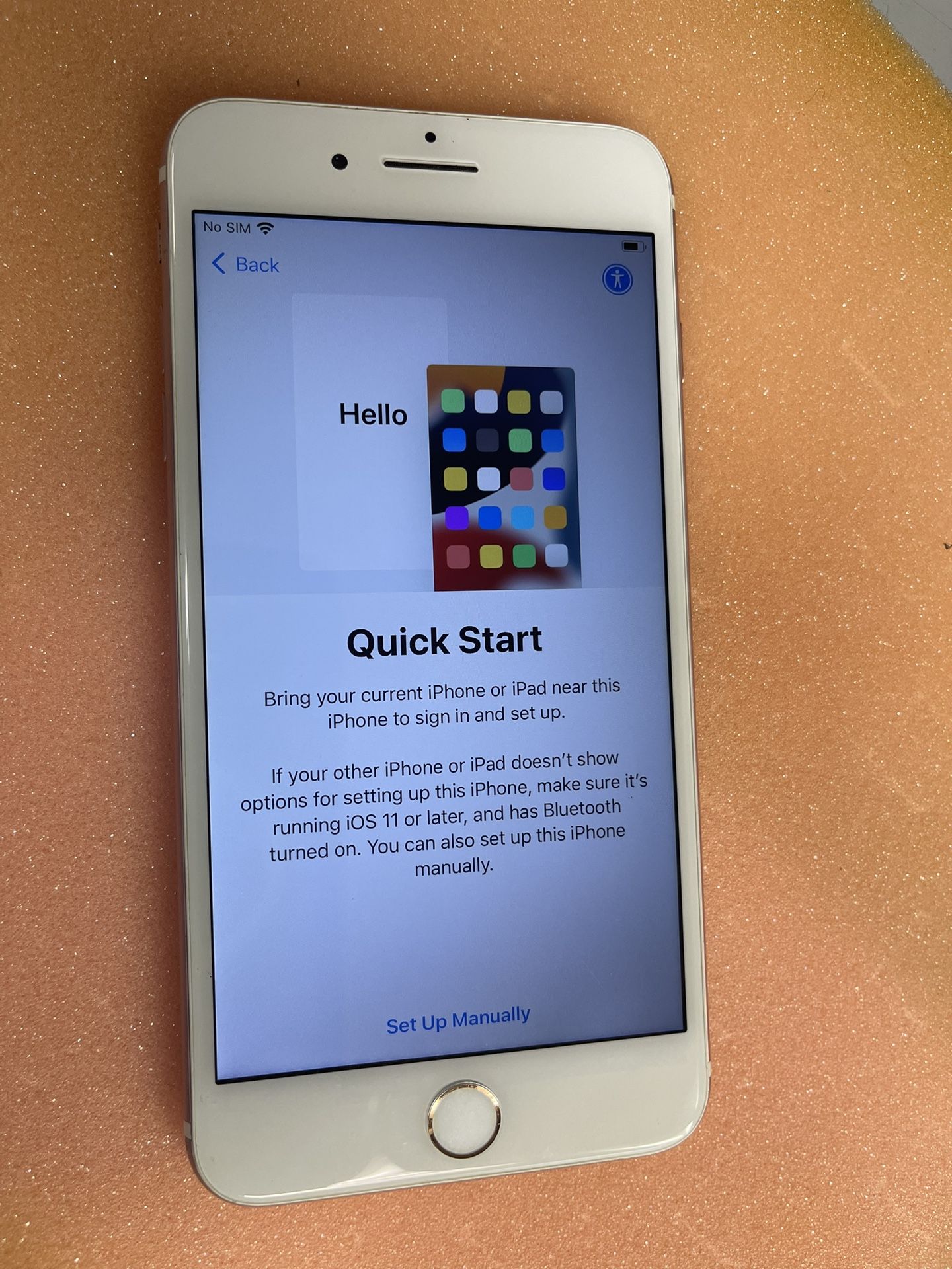 iPhone 7 +, locked, for parts. 