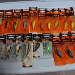 Bomber Fishing Lures Lot New