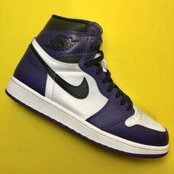 Jordan 1 ‘Court Purple’ - Size 9.5