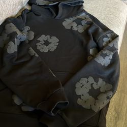 Black denim tears hoodie