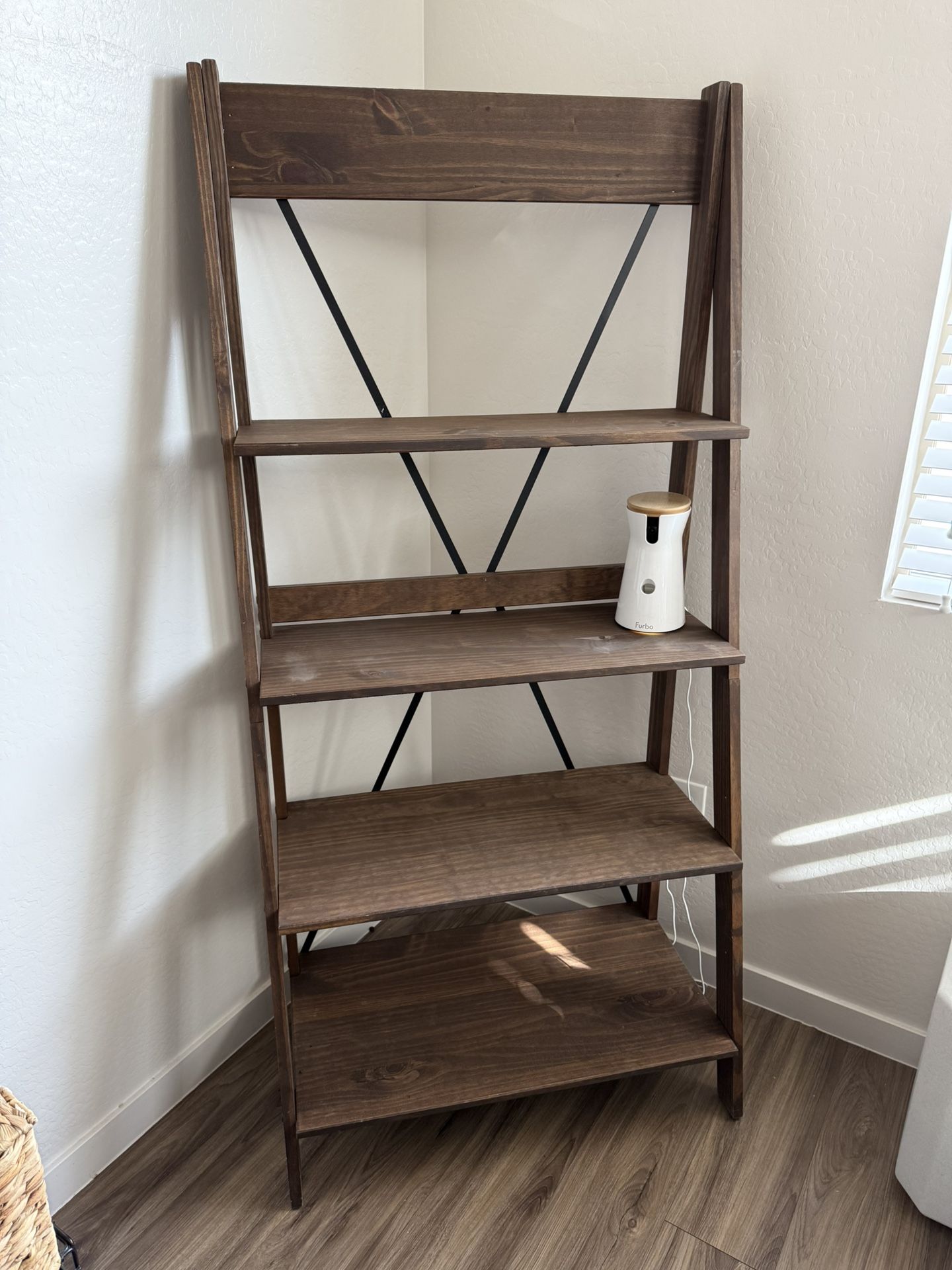 OBO Wooden Ladder Shelf Bookshelf