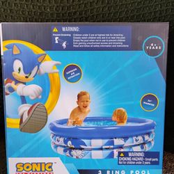 Sonic The Hedgehog 3 Ring Swimming Pool 
