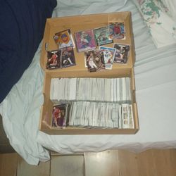 Baseball Football Basketball  Cards Like New?