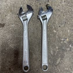 2 12 Inch Crescent Brand Adjustable Wrench’s 