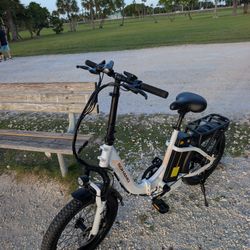folding electric bicycle