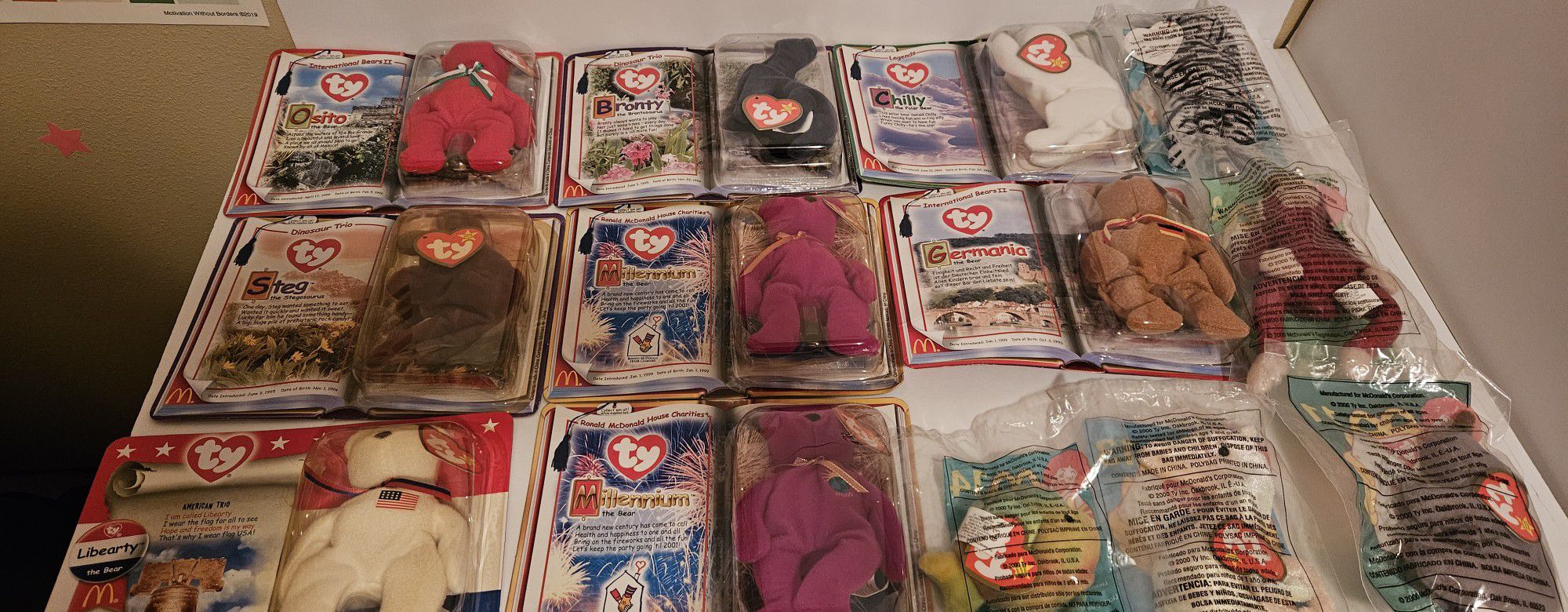 Collection of Beanie Babies 