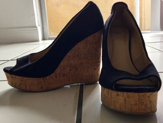 Black and Tan wedges