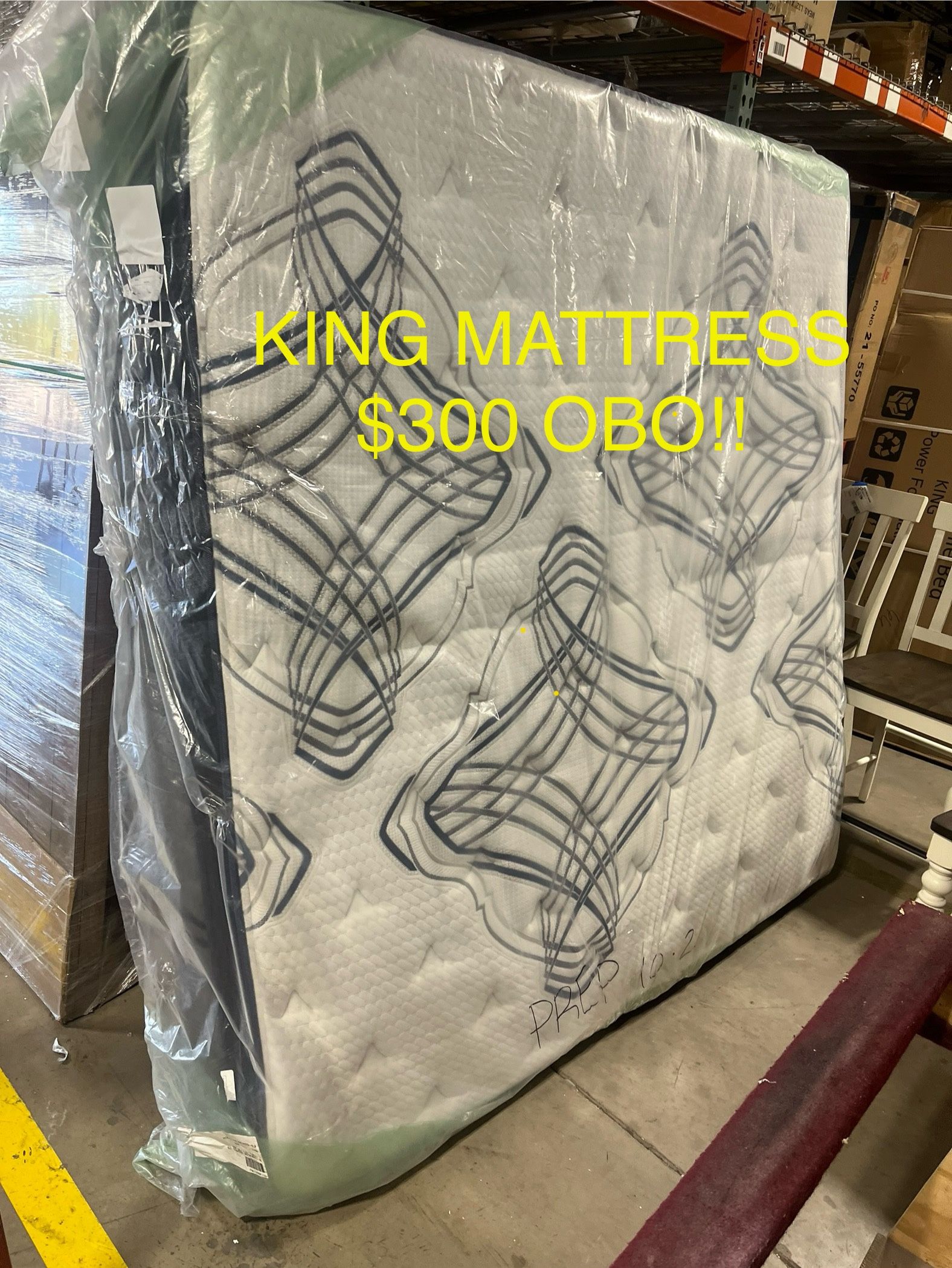 VERY NICE KING MATTRESS! OBO