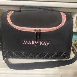 MARY KAY Tote Bag Zippered Travel Case - 13x8x9 Make Up Cosmetics