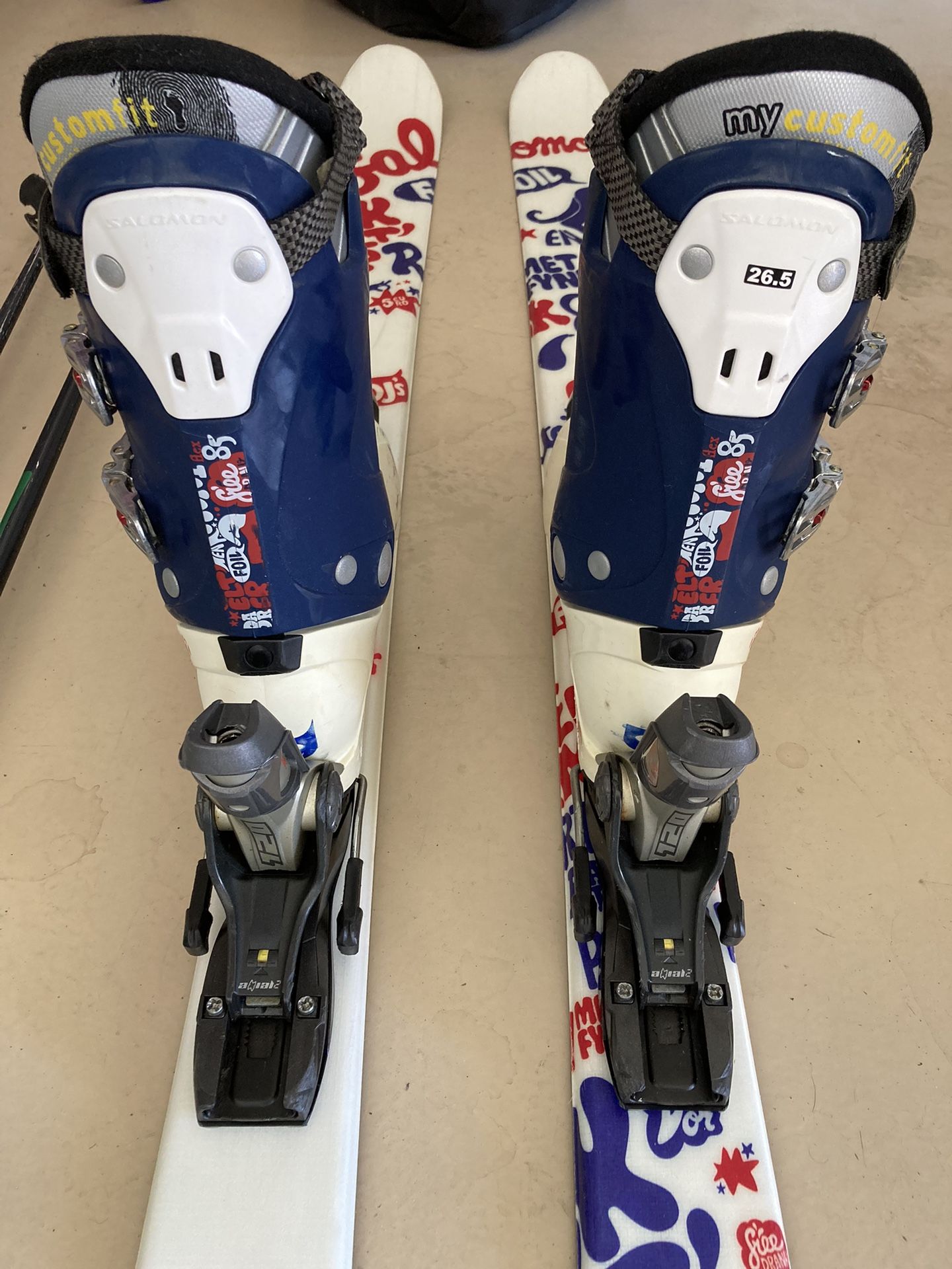 Salomon Teneighty Foil Skis + Bindings + Boots for Sale in
