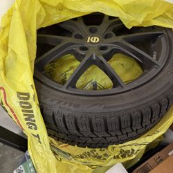 Set of Sparco Podio wheels with WS90 Winter Tires