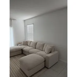 $599 - New in Box Sectional Sofa With 2 Ottomans