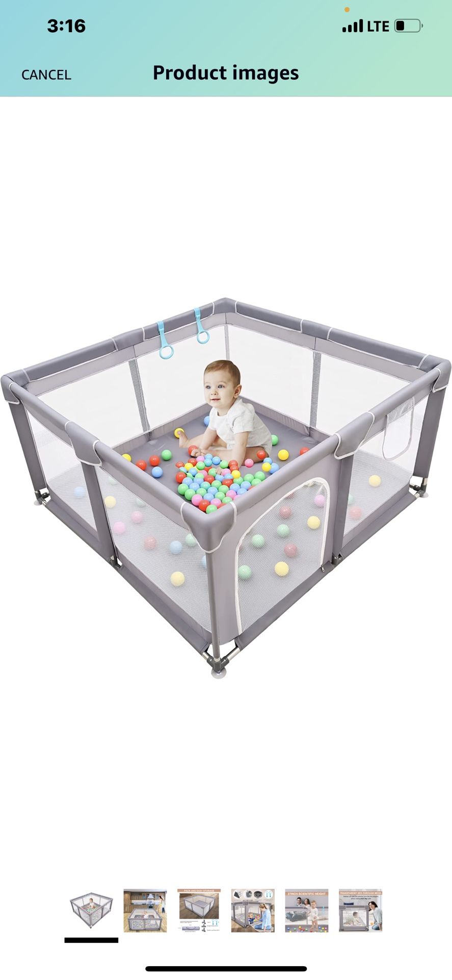 Baby Playpen, Baby Playard, Playpen For Babies With Gate,Indoor & Outdoor Playard For Kids Activity Center,Sturdy Safety Play Yard With Soft Breathabl