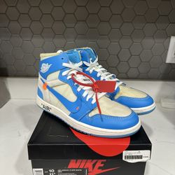 Jordan 1 Off White Unc 