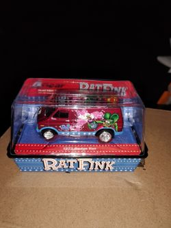 Rat Fink Slot van Cool item has Rat Fink all over it  1:64