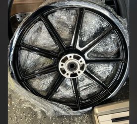 9 spoke Harley Davison wheels