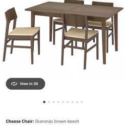 IKEA Table With Four Chairs