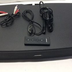 Used Bose solo tv system in excellent condition light scratches nothing major   Comes as pictured with remote ,Optical and audio cables and power cor