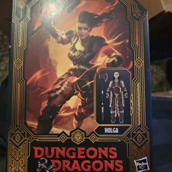 Dungeons & Dragons Honor Among Thieves Golden Archive Holga Collectible Figure 6-Inch Scale D&D Action Figures