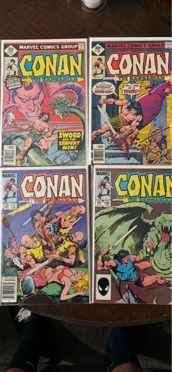 Conan the Barbarian Marvel Comics Lot of 4