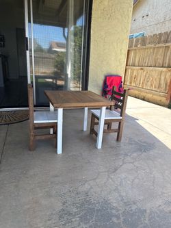 Kids wood table , made to order