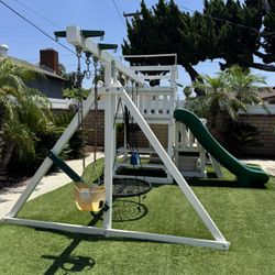 Swing Set Slide Play Set 
