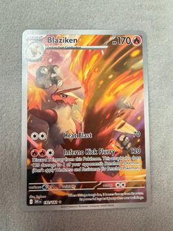 Blaziken Illustration Rare 192/182 – Pokemon Crimson Raid – Near Mint