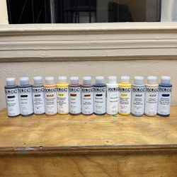 Lot Of 96 Golden Heavy Body Paint And Fluids