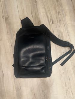 Black Sling Crossbody Backpack