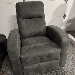 Gray Recliner 