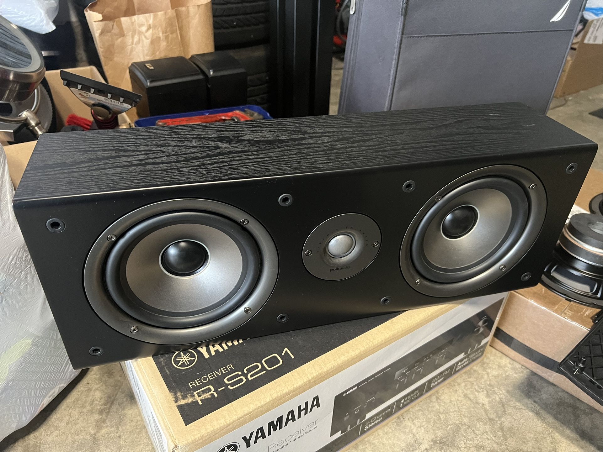 Polk audio CS2 II 6.5” woofers center speaker