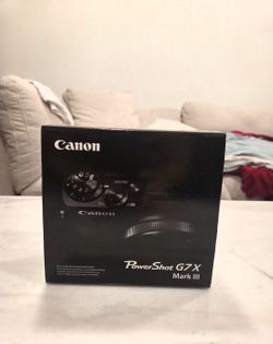 Canon PowerShot G7X Mark III (Black & Silver Color)