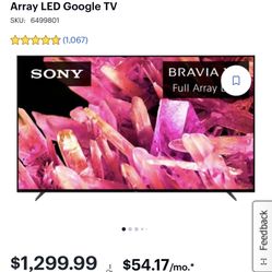 Sony Tv 65inch Bravia Xr 4K HDR 
