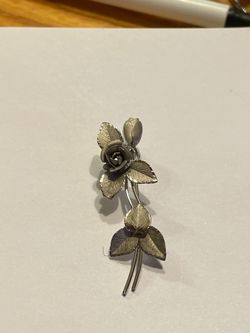 Sterling silver brooch