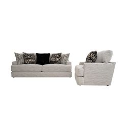 Glacier grey couches like new