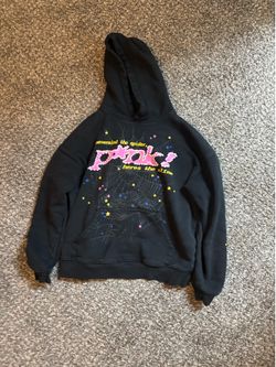 Spider Worldwide “Nevermind the Spider, Here’s the Slime” Black Hoodie Men’s S