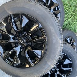 New Chevy Silverado Rims And Tires 20” Oem Wheels Rines Y Llantas Nuevas Fits Silverado Tahoe Z71 Avalanche Suburban RST GMC Sierra Yukon