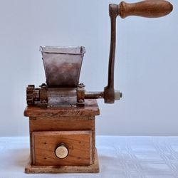 Antique Wheat Grain Grinder Mill | Antique Grain Mill c1900 | Antique Coffee Grinder