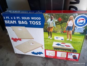 3x2 Solid Wood Bean Bag Toss Cornhole Set