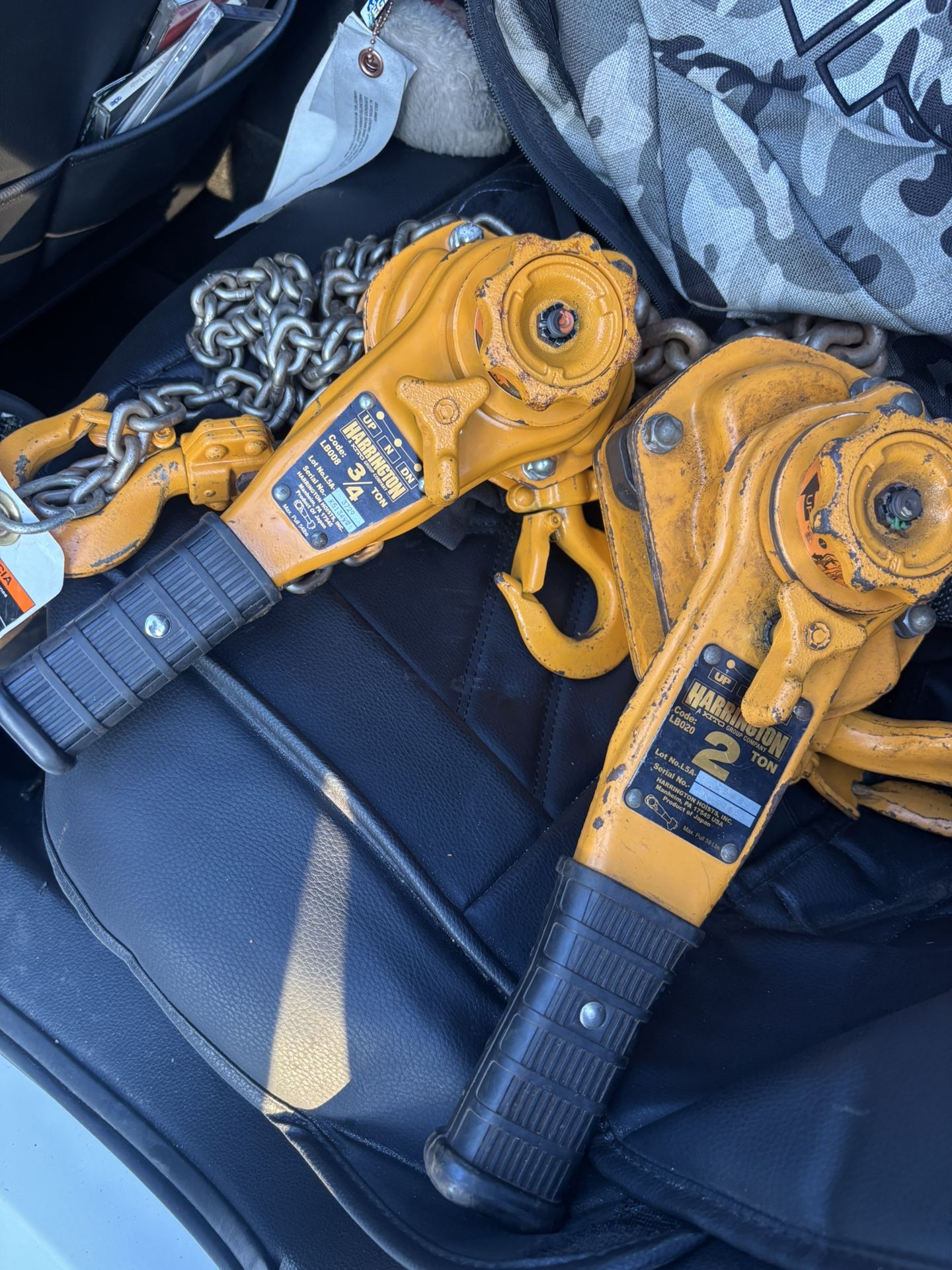 3/4 Ton & 2 Ton Lever Chain Hoist