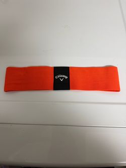 Callaway Orange Golf Headband