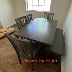 Dining Table Set With Bench