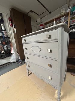 Vintage Farmhouse Dresser / Chest – Refinished in Milk Paint ✨