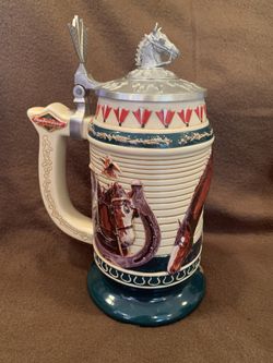 Anheuser-Busch Collectors Club Stein 2000 Born To Greatness CB14-New w/Box & Certificate of Authenticity