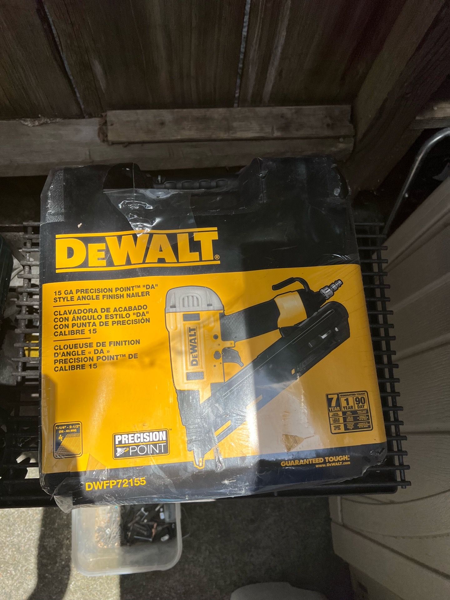 DEWALT DWFP72155 15-Gauge Precision Point "DA" Style Angled Finish Nailer
