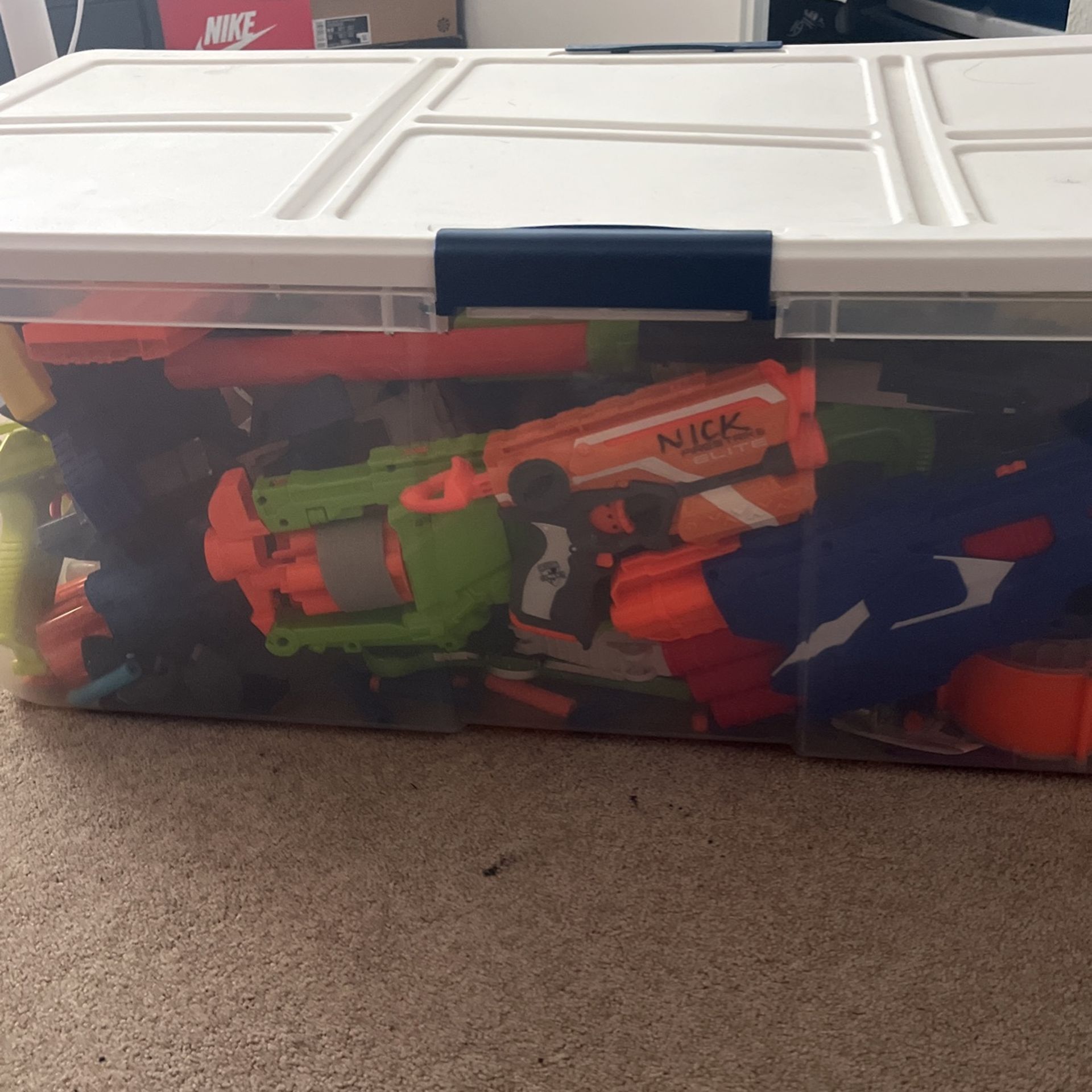 Tub Of Nerf Guns
