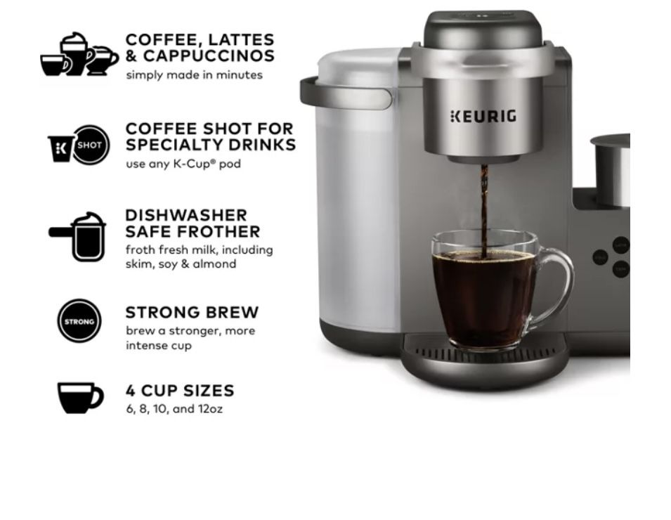 K-Café® Special Edition Single Serve Coffee Latte & Cappuccino Maker