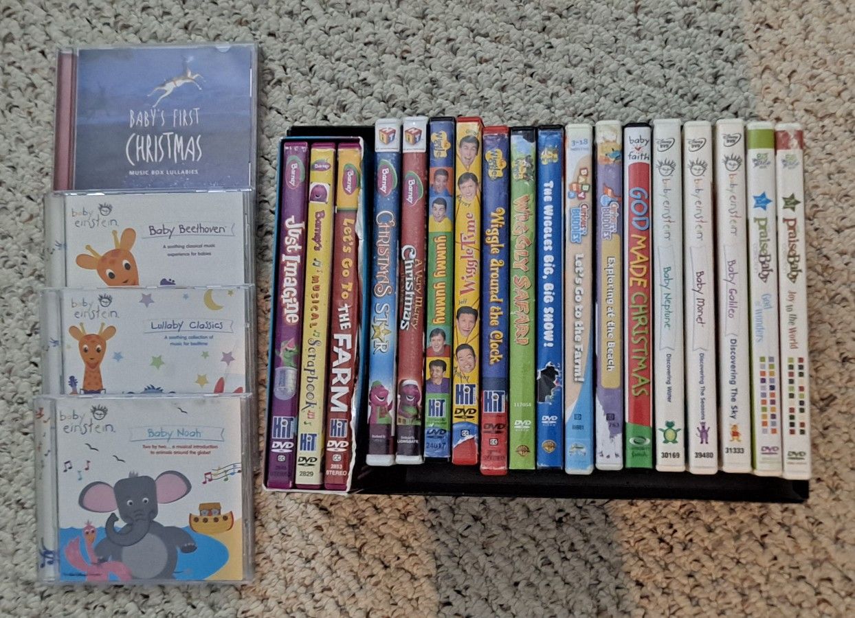 Collection: DVDs/CDs For Young Kids