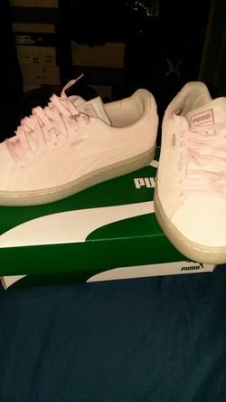 Girls Suede Emboss Iced Foil, Puma