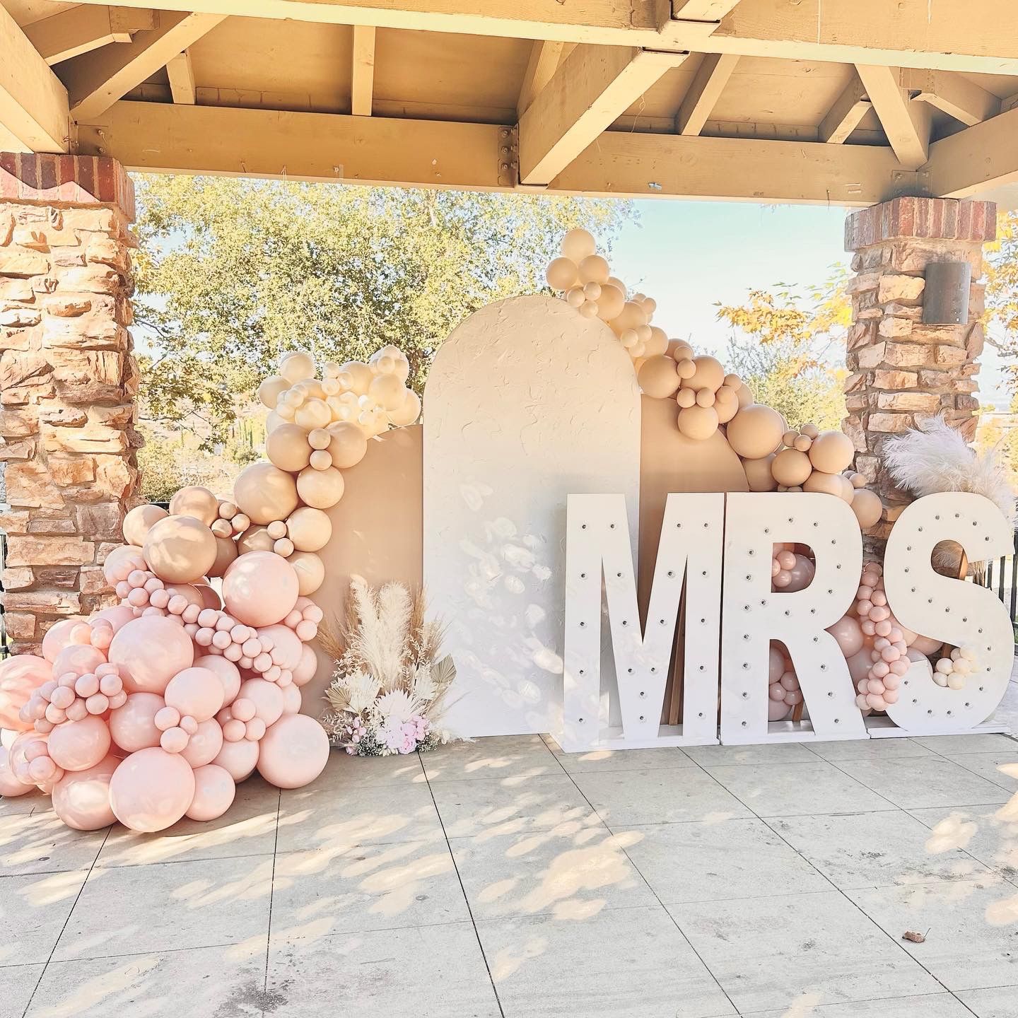 Bridal Shower Balloon Backdrop